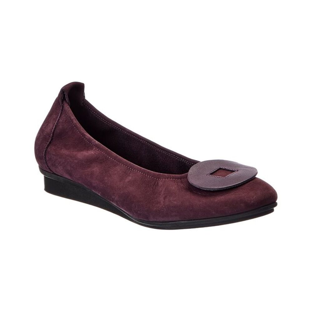 Arche Ninaya Leather Flat, Purple